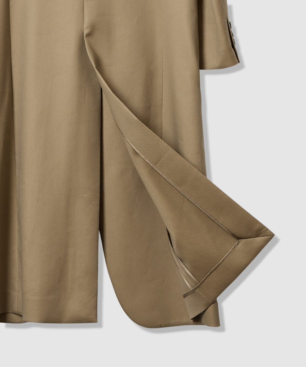 LOULOU WILLOUGHBY 【LOULOU WILLOUGHBY】ビスコースツイルチェスターコート ベージュ (11)