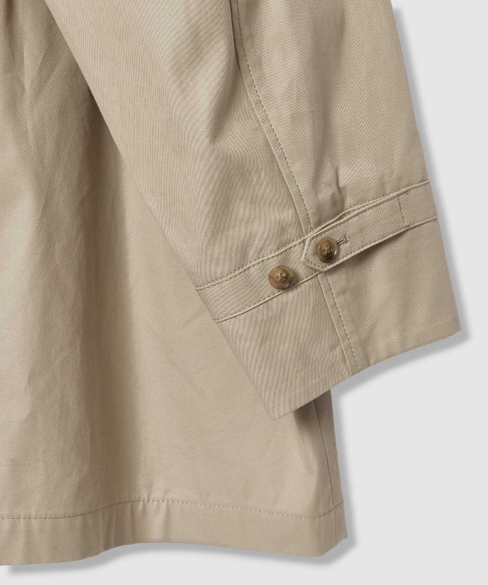 allureville オーバーサイズショートトレンチコート ベージュ (11)