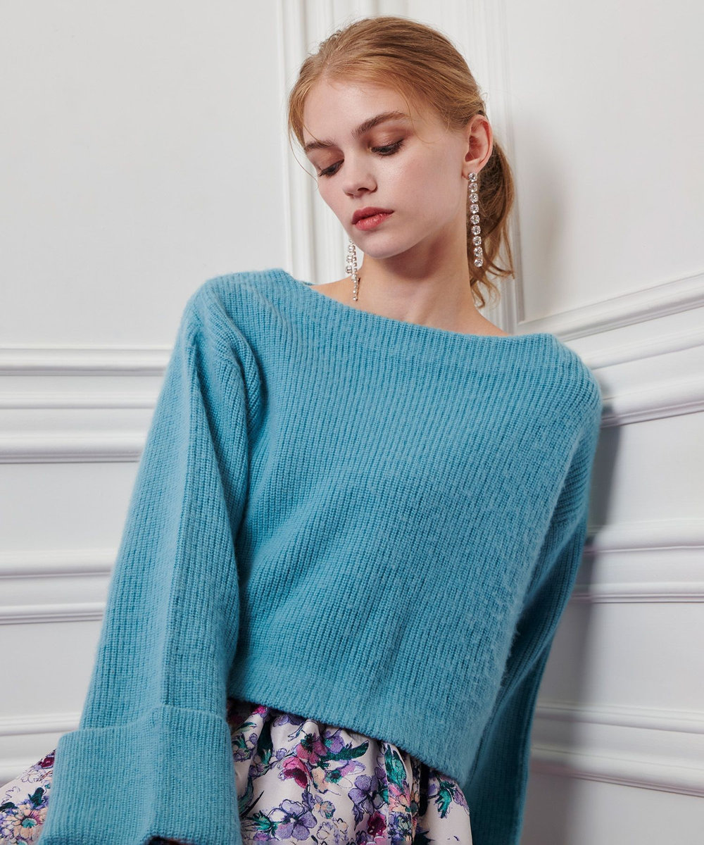 LOULOU WILLOUGHBY MOU CODEプルオーバー ブルー (61)