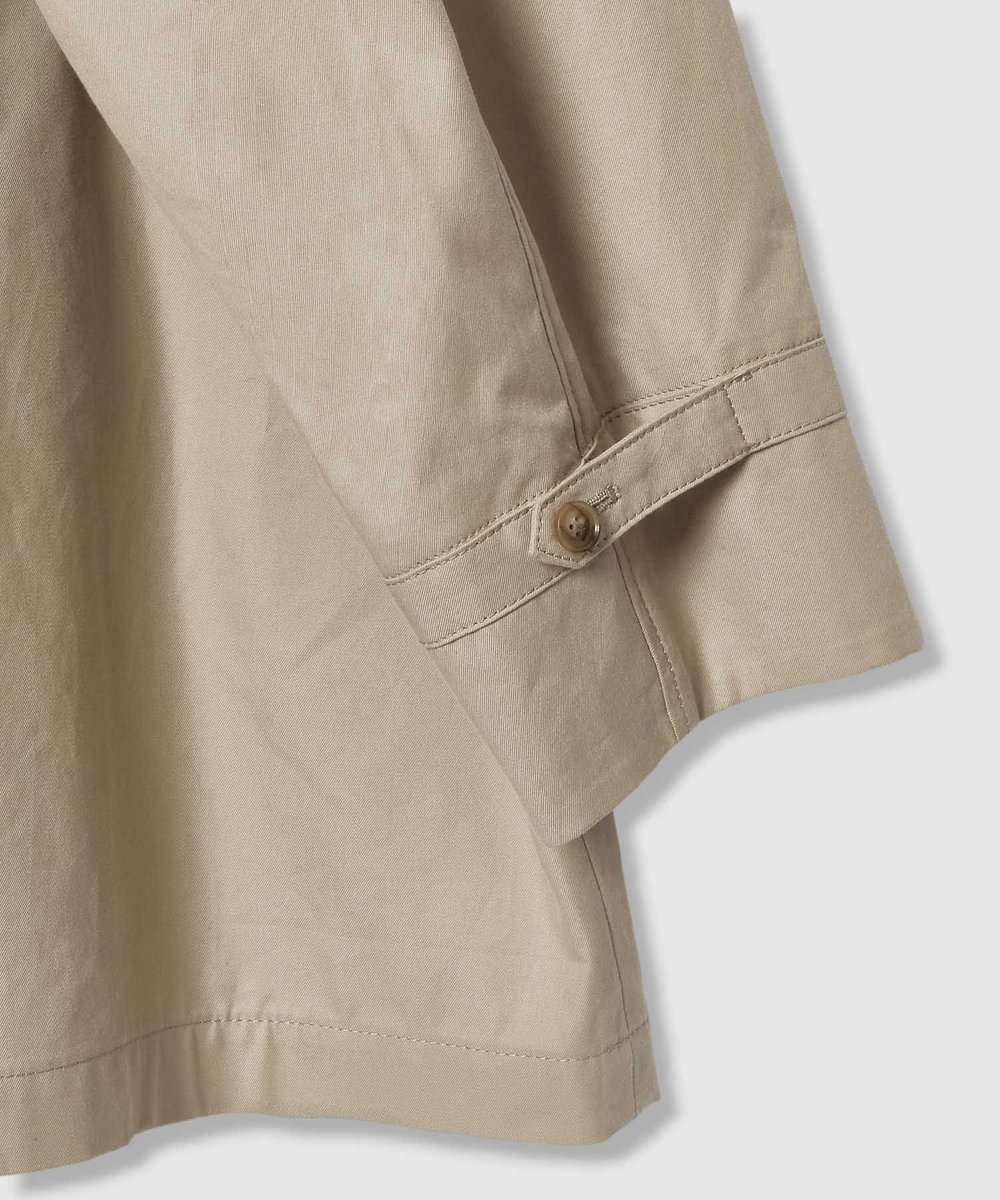 allureville オーバーサイズショートトレンチコート ベージュ (11)