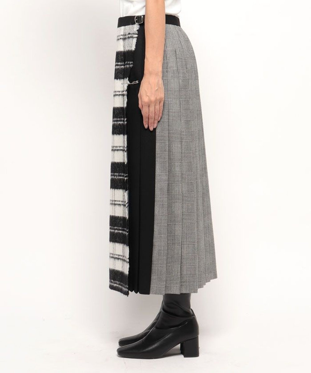 buying 【O'NEIL of DUBLIN(オニールオブダブリン)】CLASSIC PATCHWORK LONG KILT ホワイト系 (08)