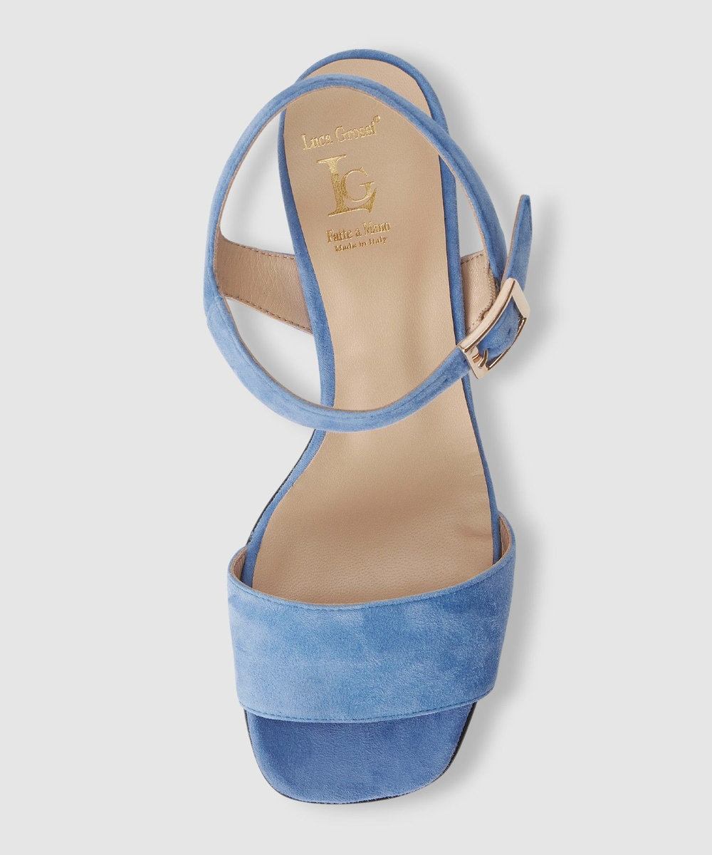 buying 【LUCA GROSSI(ルカ グロッシ)】WIDE STAP SANDAL ライトブルー (62)