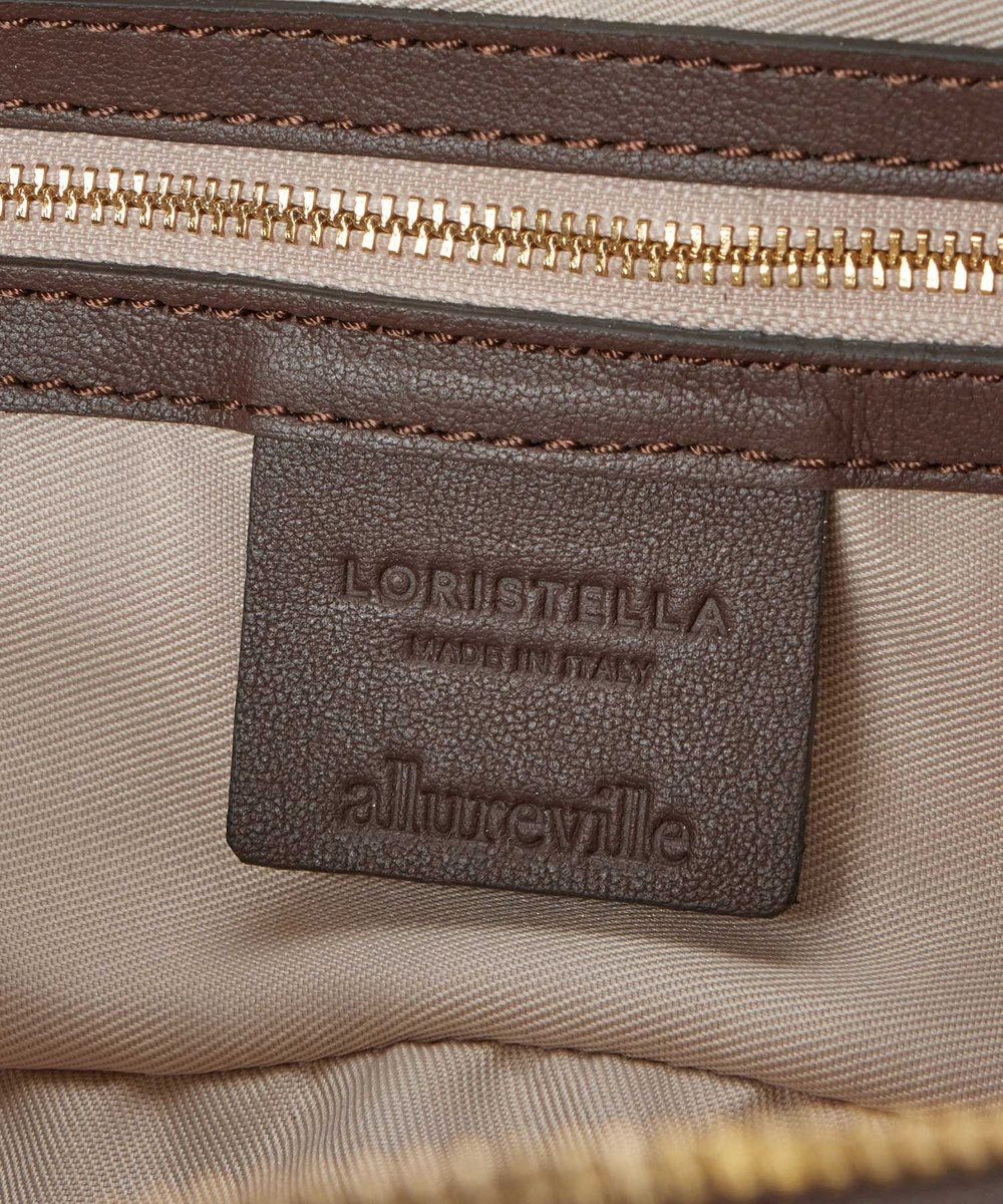 allureville ホリゾンタル ボストンバッグ ダークブラウン (82)
