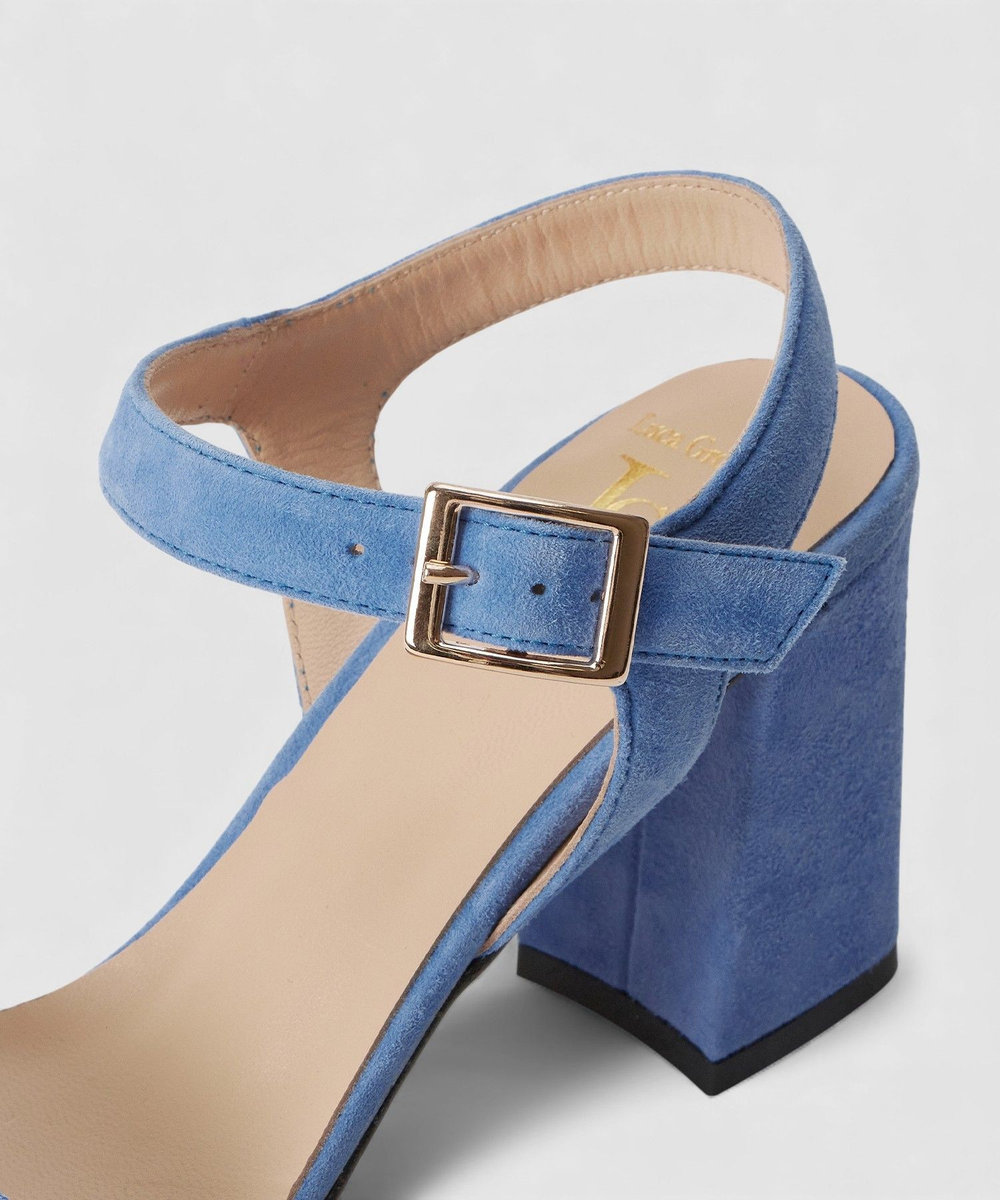 buying 【LUCA GROSSI(ルカ グロッシ)】WIDE STAP SANDAL ライトブルー (62)
