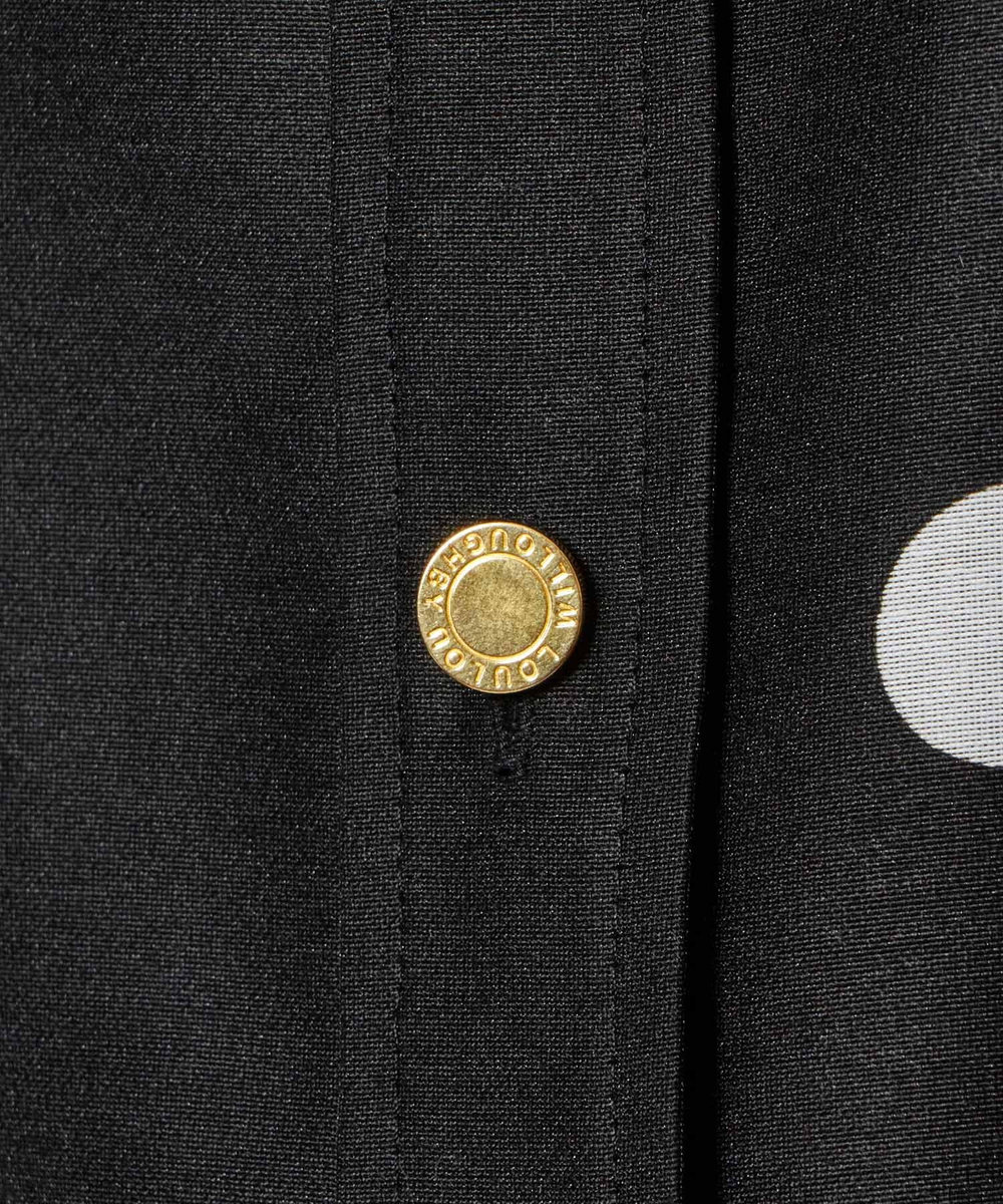 LOULOU WILLOUGHBY 【LOULOU WILLOUGHBY】オーガンドットウエストリボンワンピース ブラック系 (98)