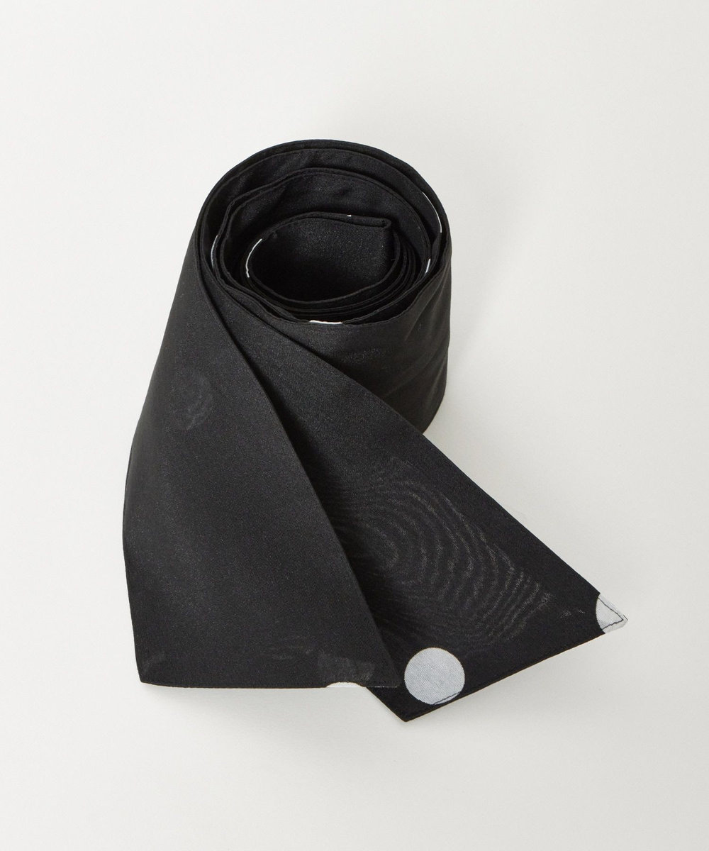 LOULOU WILLOUGHBY 【LOULOU WILLOUGHBY】オーガンドットウエストリボンワンピース ブラック系 (98)