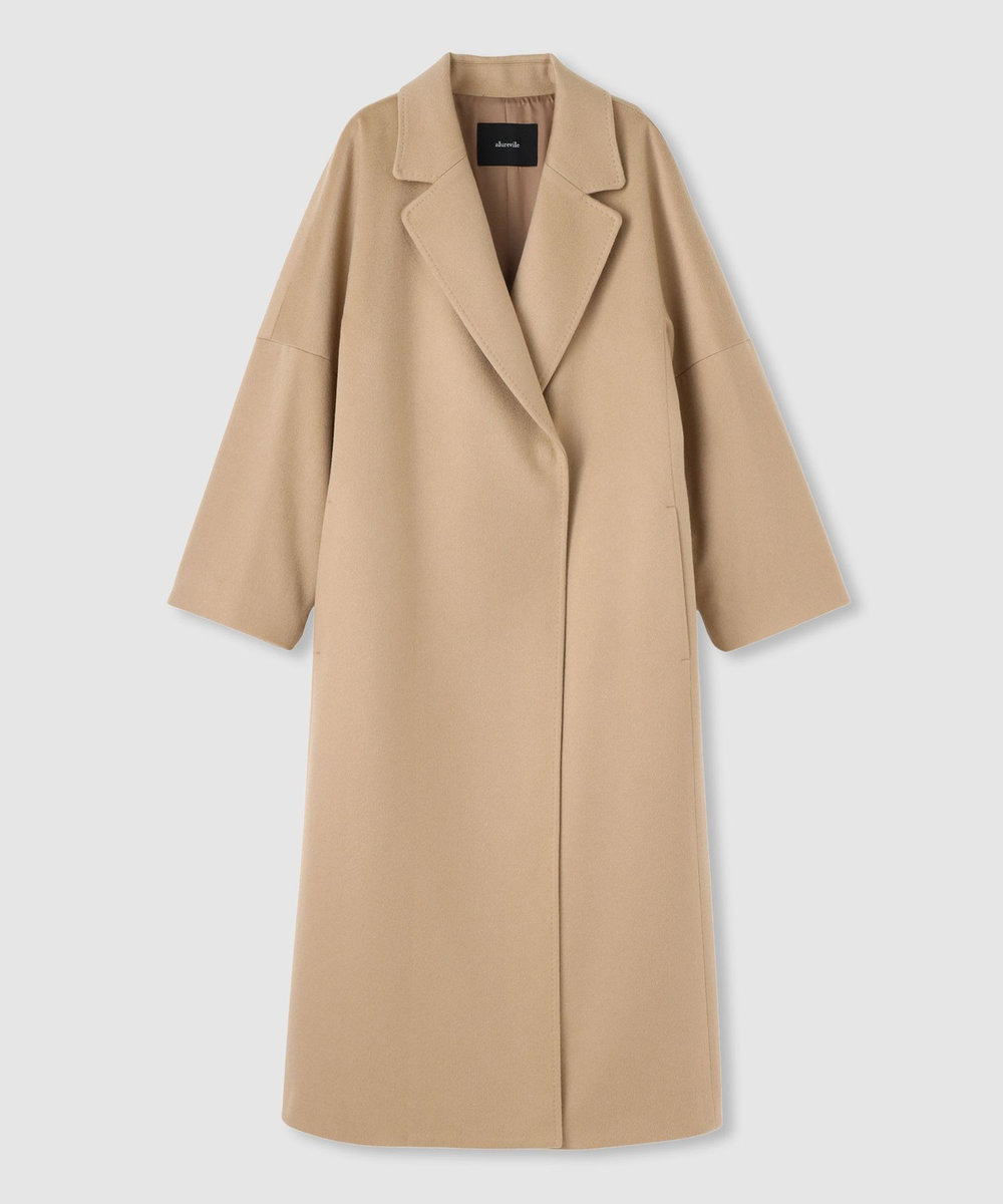 allureville カシミヤビーバーコート ベージュ (11)