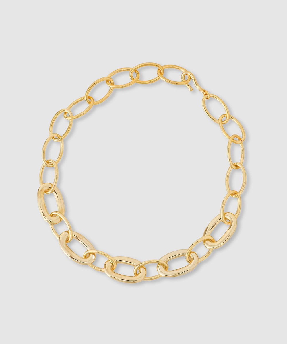 allureville オーバルビッグチェーンネックレス ゴールド (30)