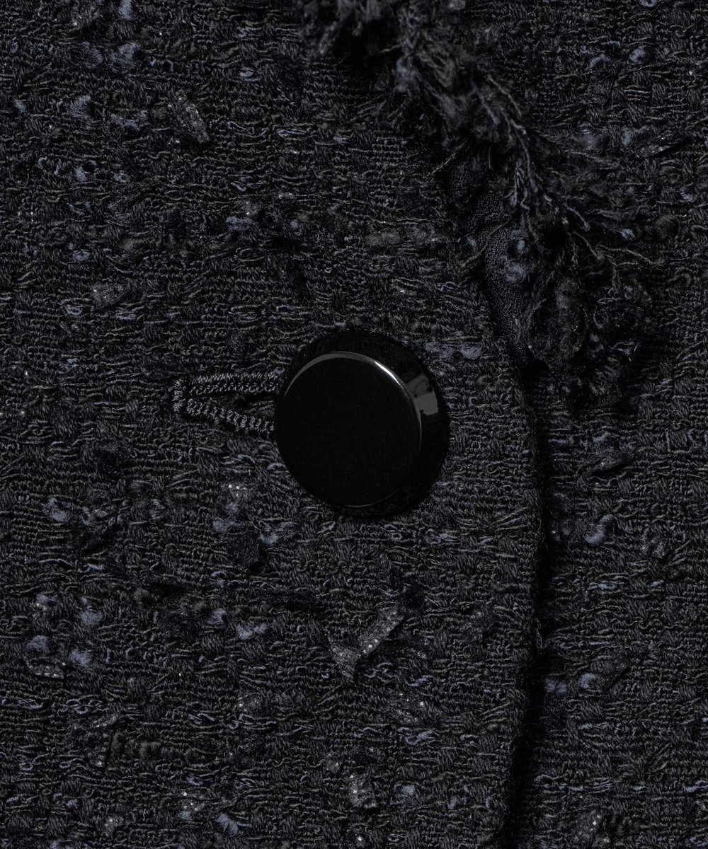 LOULOU WILLOUGHBY 【LOULOU WILLOUGHBY】ファンシーツイードセーラージャケット ネイビー (65)