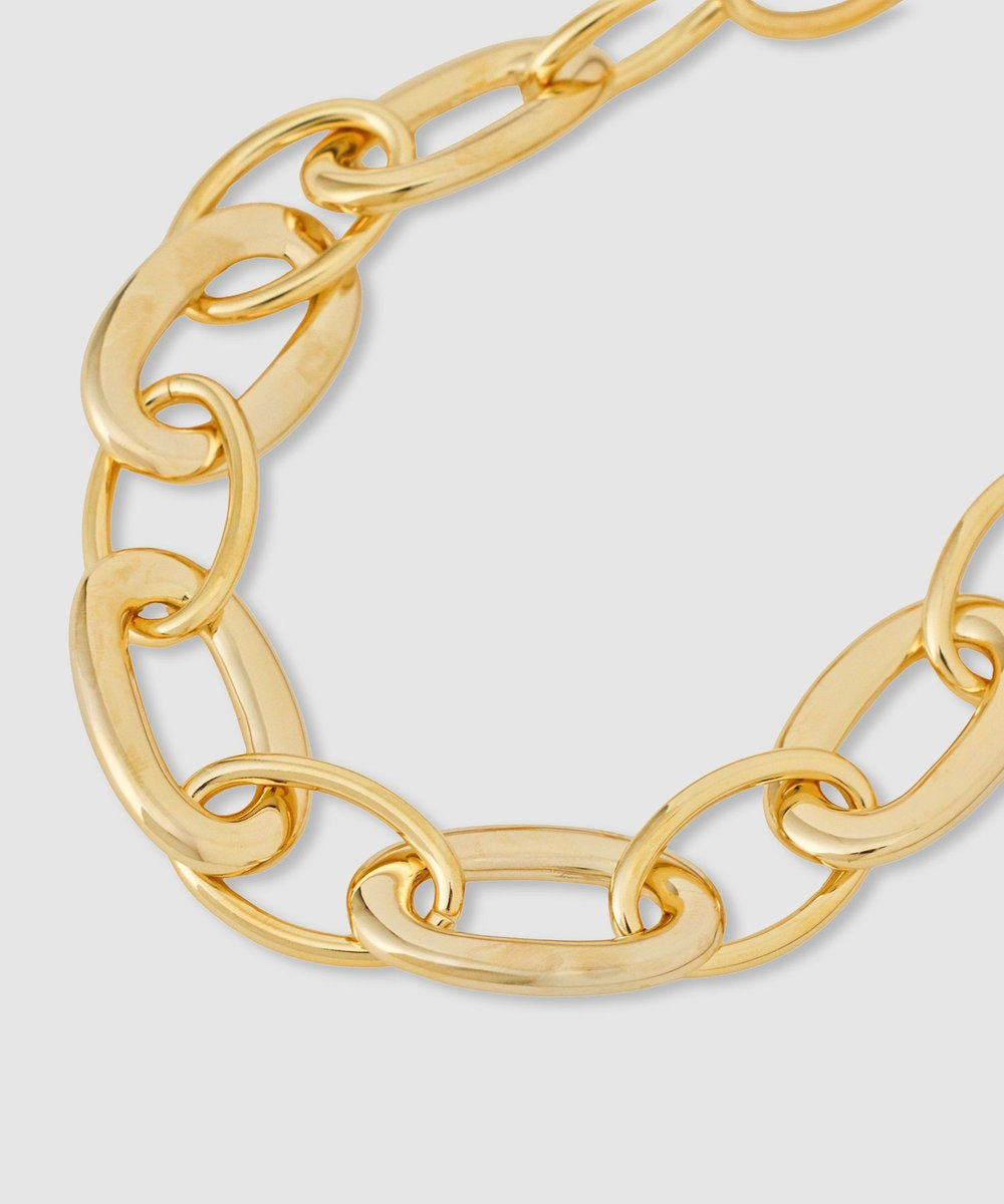 allureville オーバルビッグチェーンネックレス ゴールド (30)