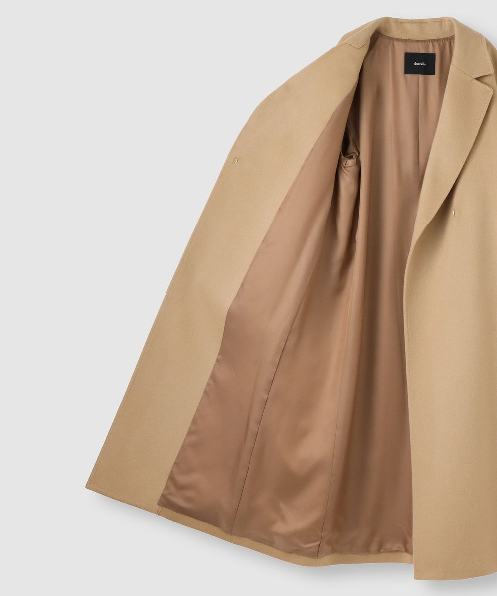 allureville カシミヤビーバーコート ベージュ (11)