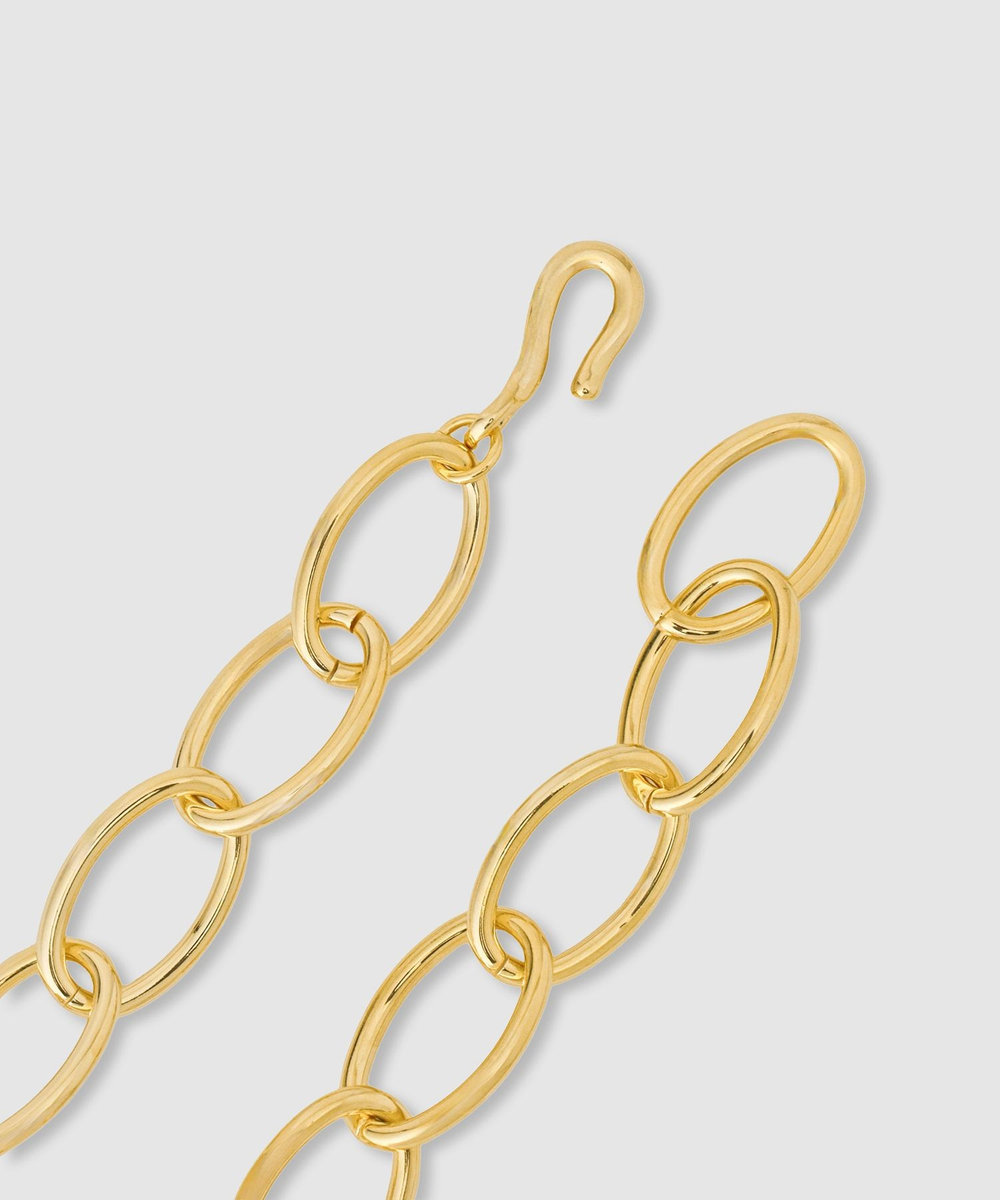 allureville オーバルビッグチェーンネックレス ゴールド (30)