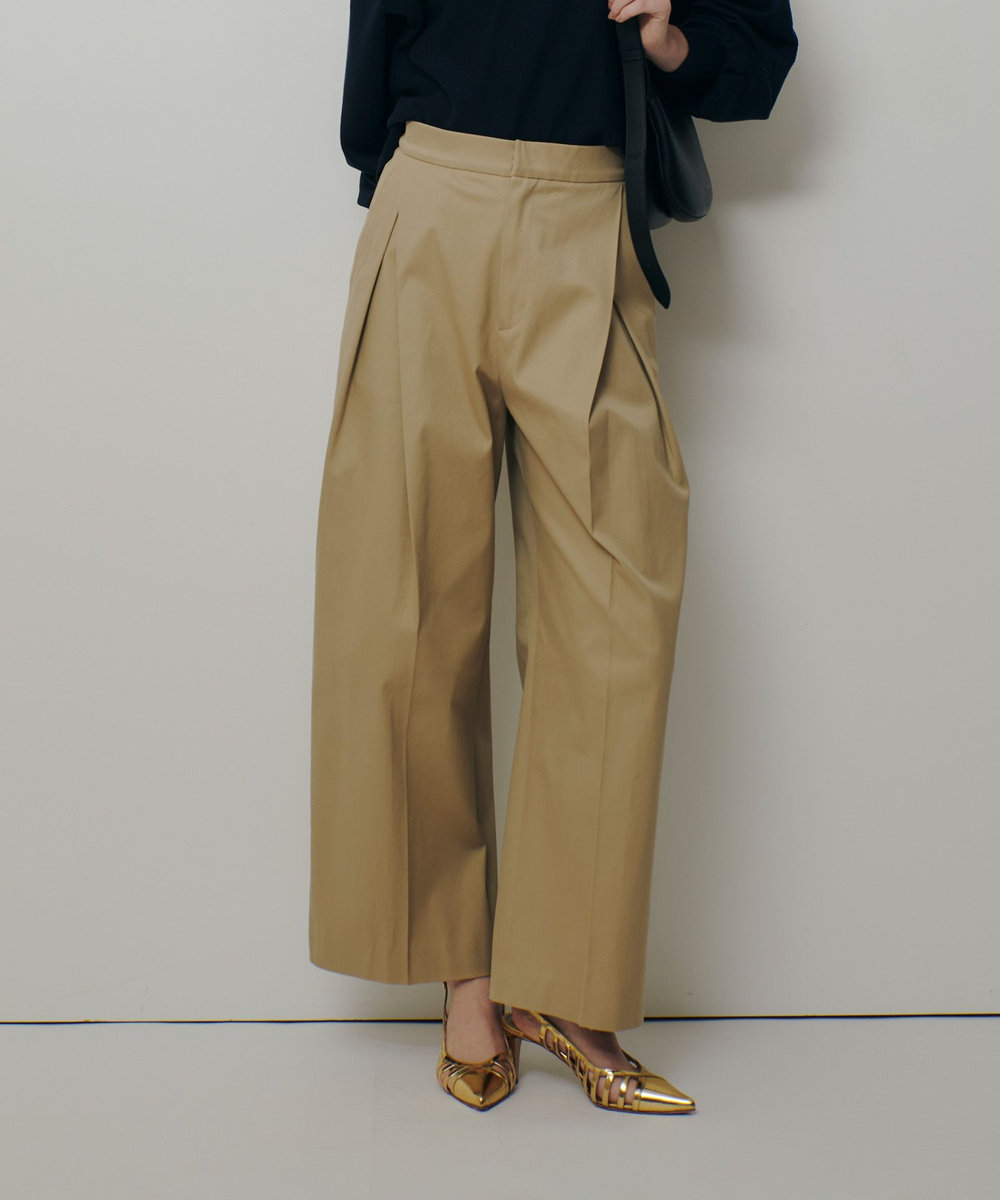 チノボックスタックパンツ|allureville OFFICIAL SITE / ONLINE SHOP