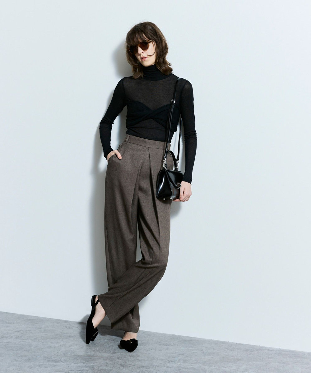 allureville ツイストニットブラレット ブラック (95)