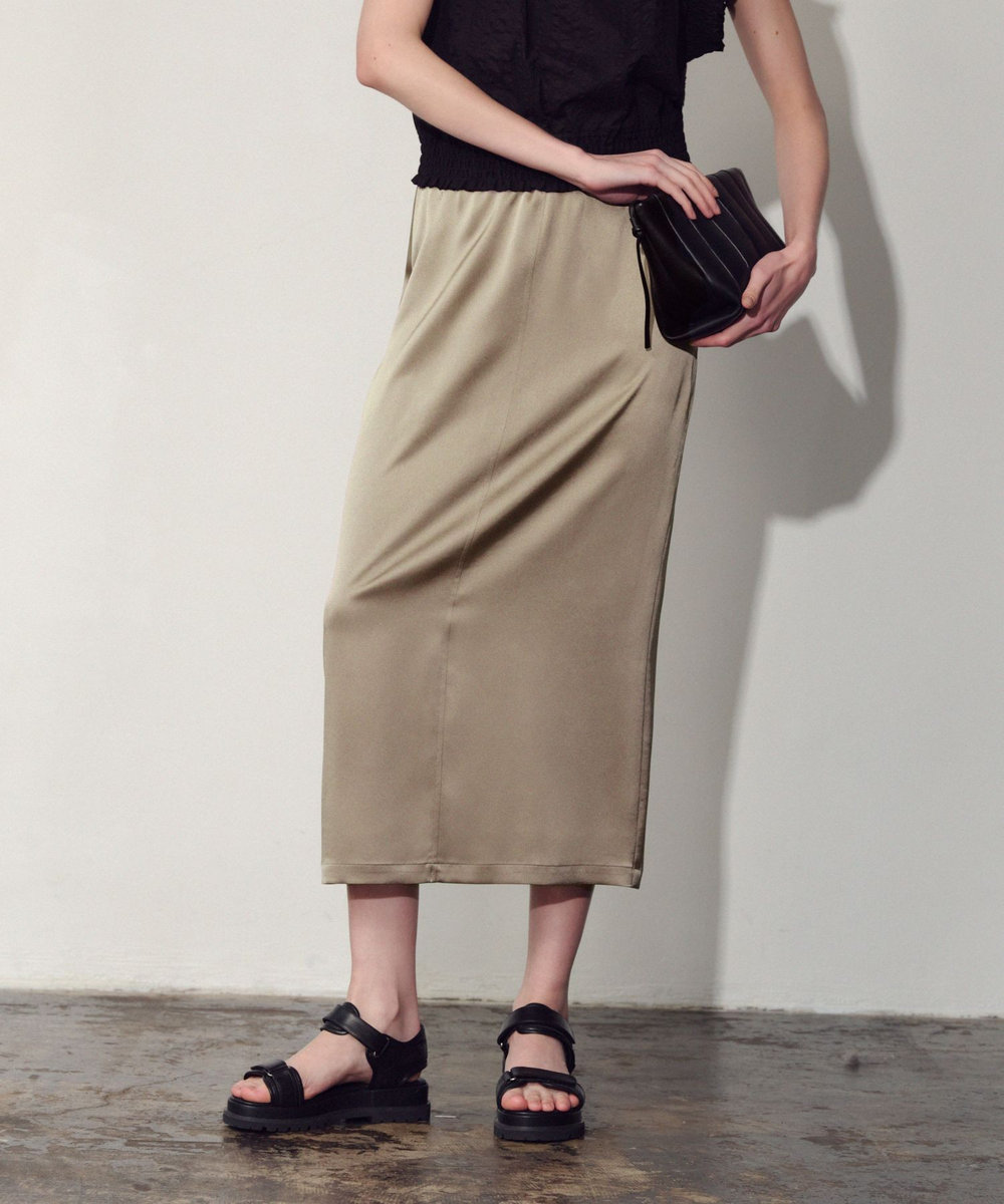 サテンイージースカート|allureville OFFICIAL SITE / ONLINE SHOP