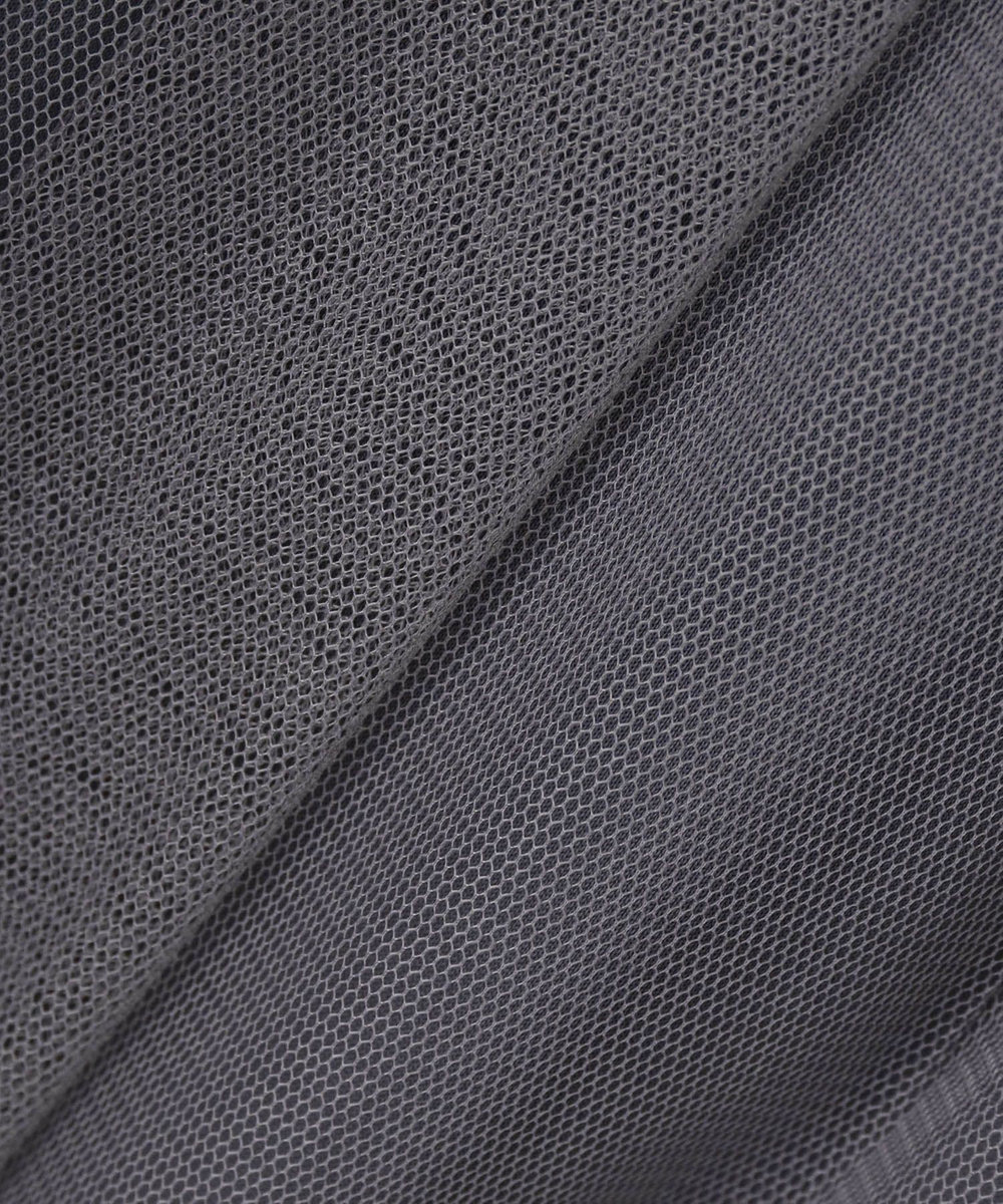 allureville チュールボウロングスリーブ プルオーバー グレー (92)