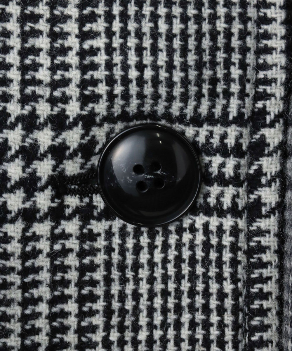 allureville スプリットラグランロングコート ブラック (95)