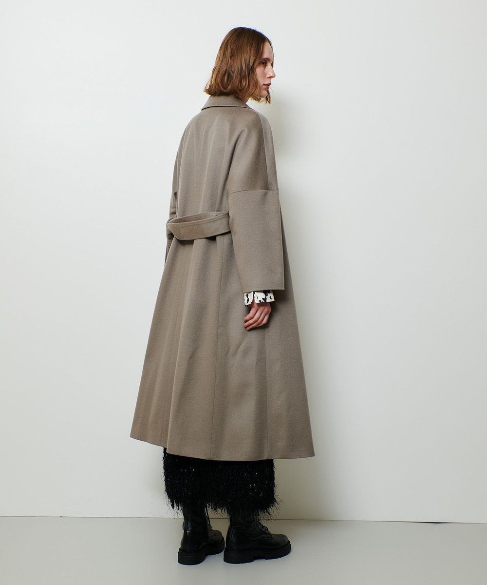 allureville カシミヤビーバーコート カーキ (76)