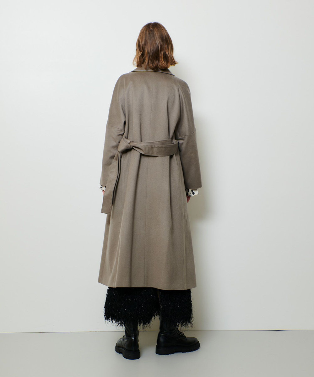 allureville カシミヤビーバーコート カーキ (76)