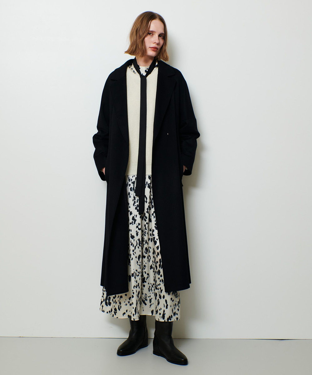 allureville カシミヤビーバーコート ブラック (95)