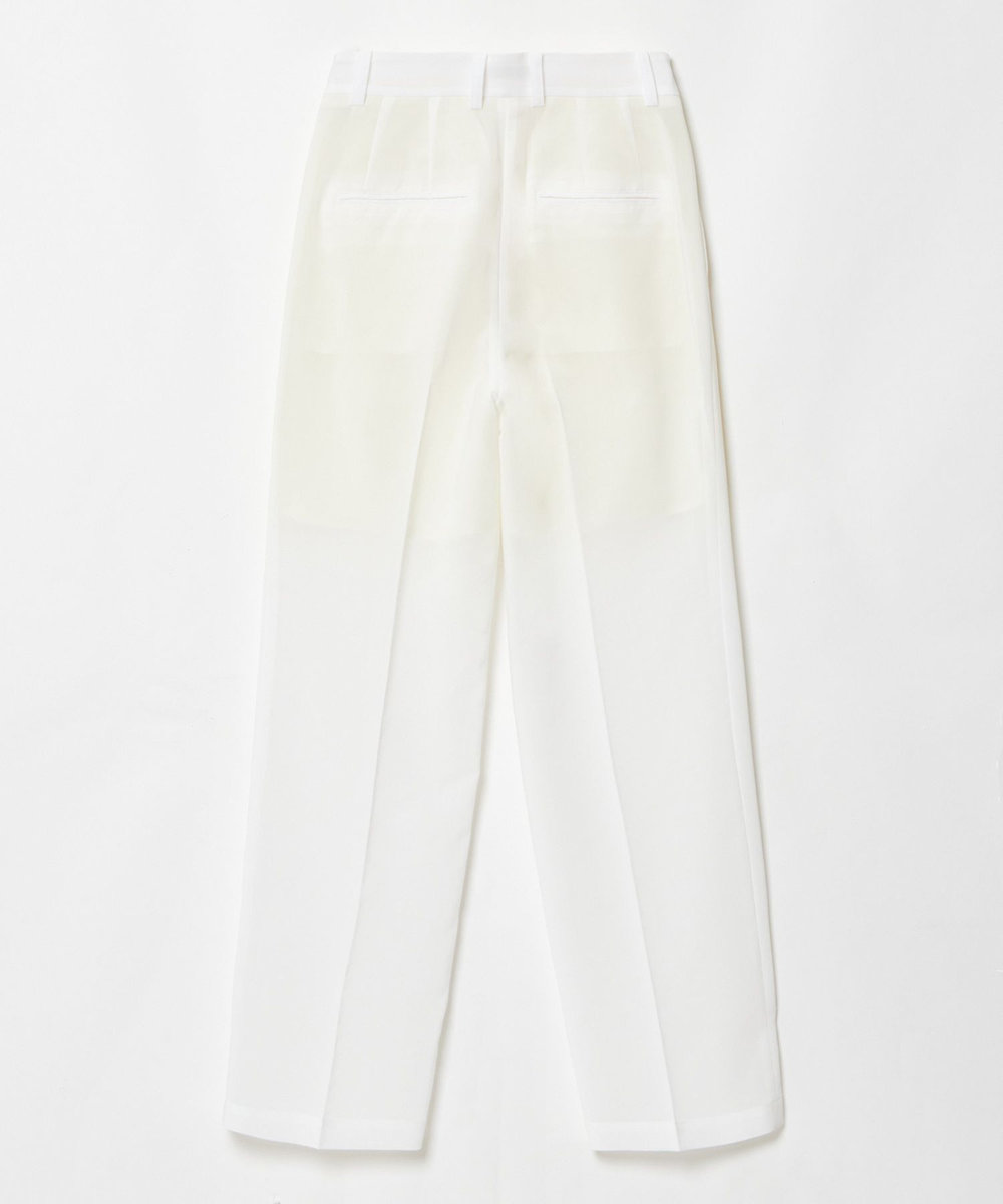 allureville ボイルシアーセンタープレスパンツ アイボリー (04)