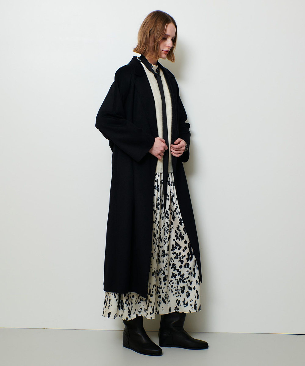 allureville カシミヤビーバーコート ブラック (95)