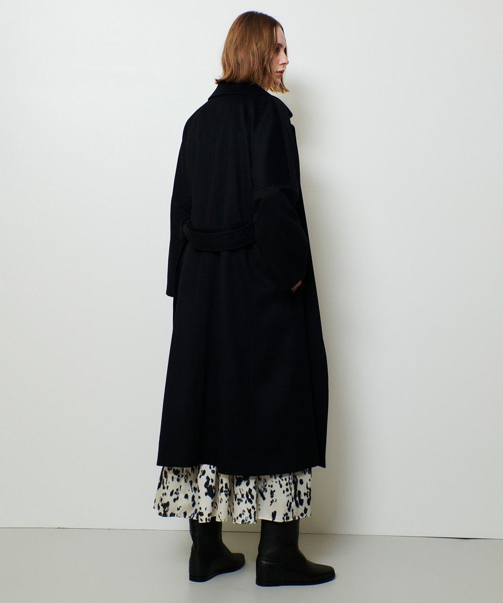 allureville カシミヤビーバーコート ブラック (95)