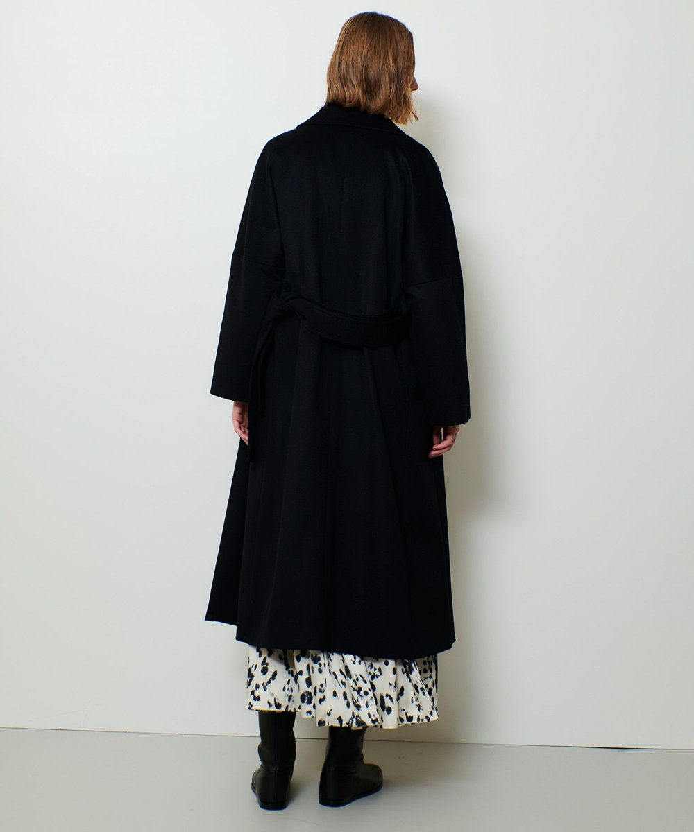 allureville カシミヤビーバーコート ブラック (95)