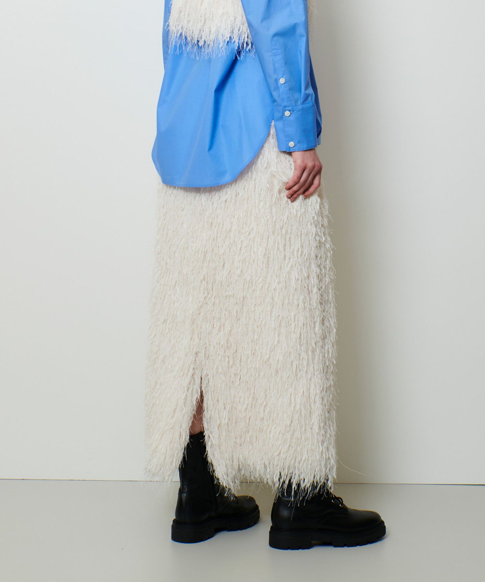 allureville フェザーナロースカート アイボリー (04)