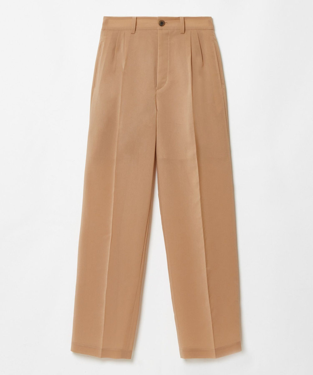 allureville ボイルシアーセンタープレスパンツ ベージュ (11)