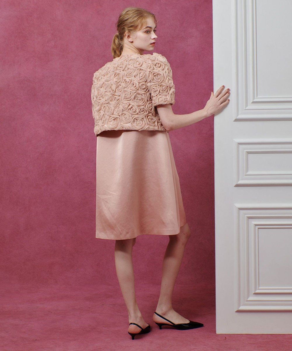LOULOU WILLOUGHBY チュールローズブルゾン ピンク (41)