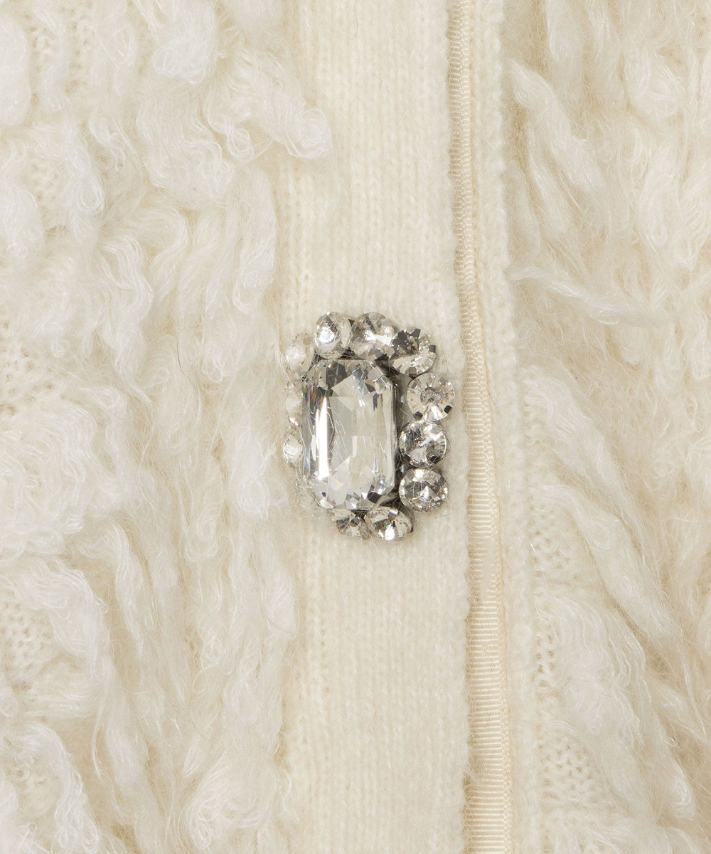 LOULOU WILLOUGHBY 【LOULOU WILLOUGHBY】トイプードルカーディガン オフホワイト (02)