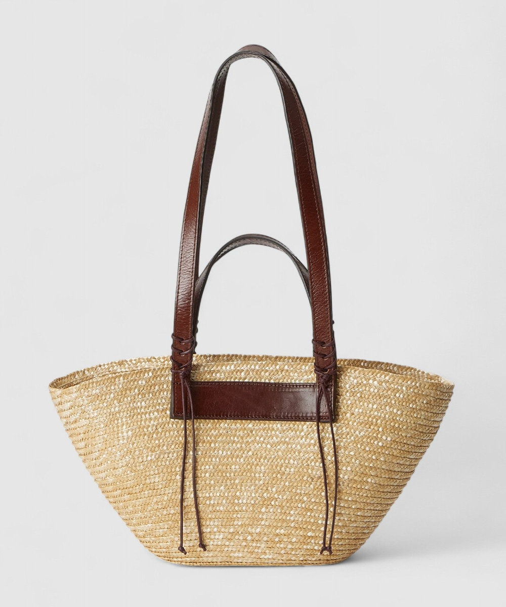 buying 【CATARZI 1910(カタルツィ ミッレノヴェチェントディエッチ)】TAHITI Ｗハンドル カゴトートバッグ ベージュ系 (19)