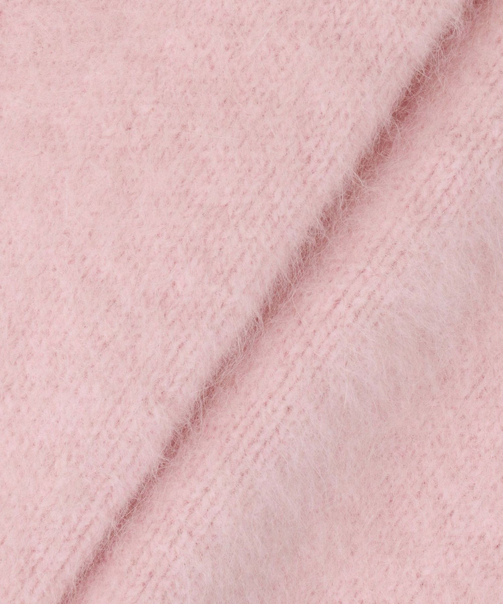 LOULOU WILLOUGHBY 【LOULOU WILLOUGHBY】カシミヤブレンドファー加工プルオーバー ライトピンク (42)