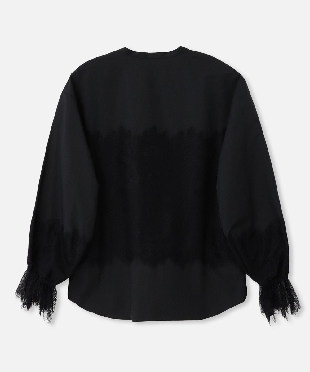allureville レーシードッキングシャツ ブラック (95)