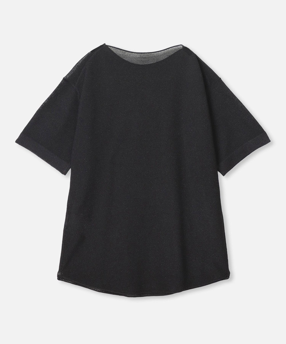 allureville スパークルヤーンプルオーバー ブラック (95)