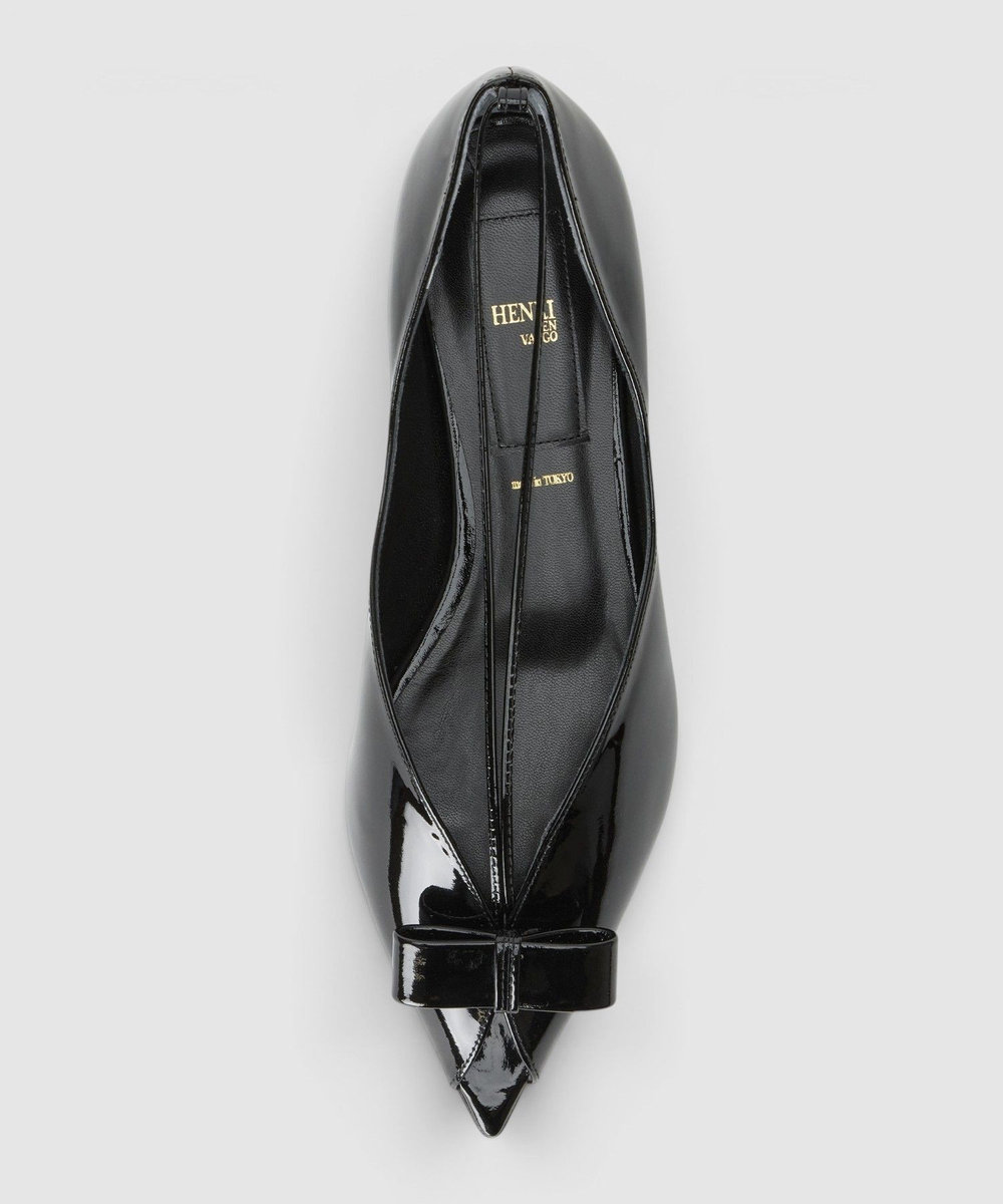 buying 【HENRI EN VARGO(ヘンリエンヴァーゴ)】NADIA PATENT ブラック (95)