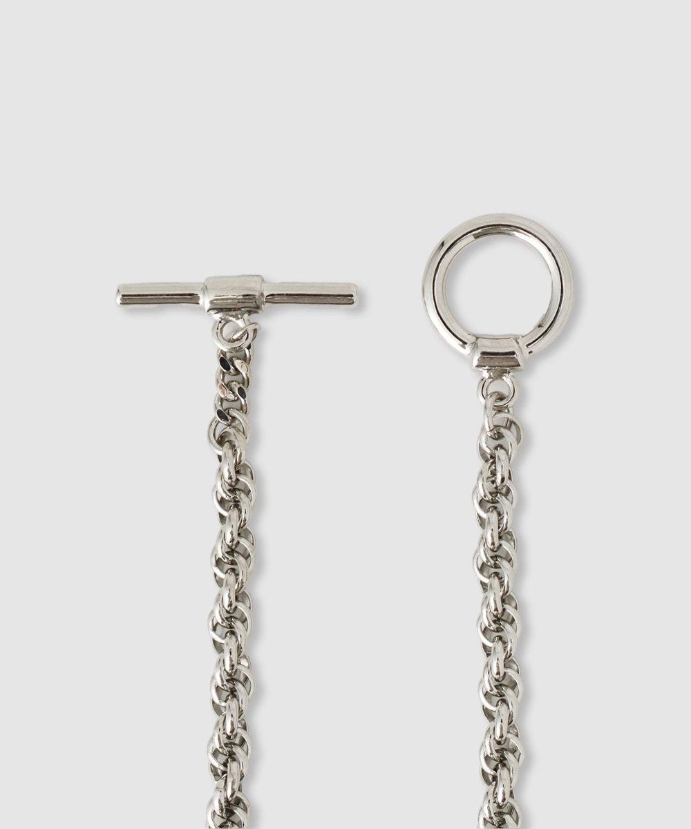 allureville ツイストチェーンブレス シルバー (90)