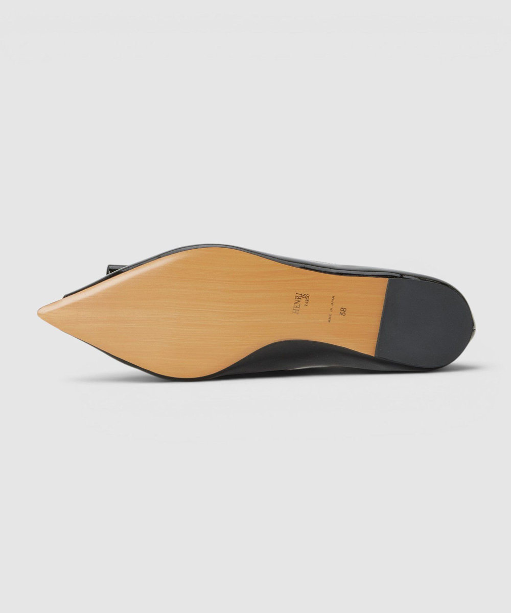 buying 【HENRI EN VARGO(ヘンリエンヴァーゴ)】NADIA PATENT ブラック (95)