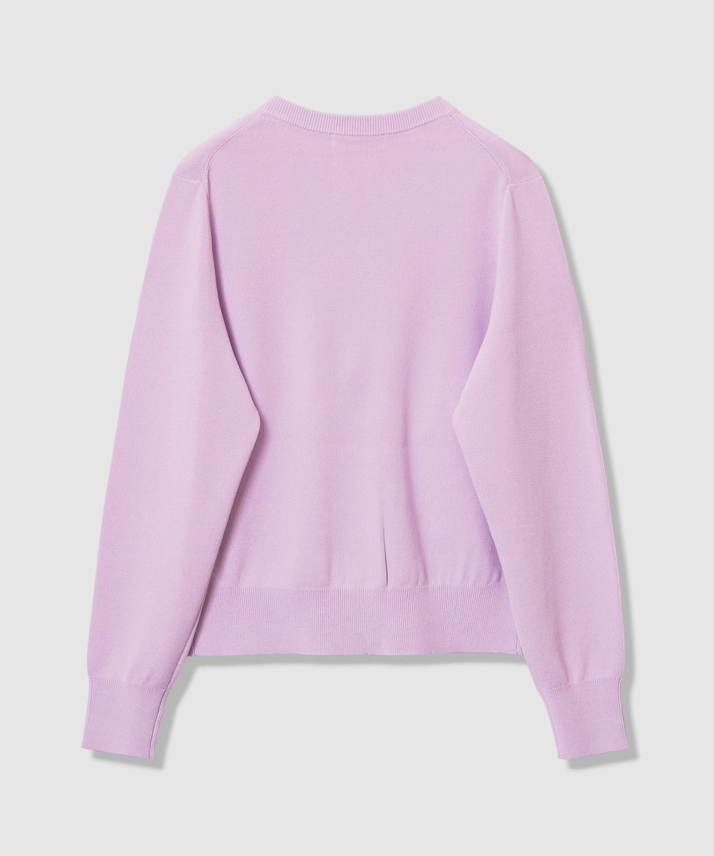 allureville ポケットクルーカーディガン ラベンダー (53)