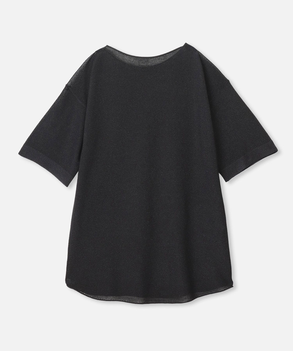 allureville スパークルヤーンプルオーバー ブラック (95)