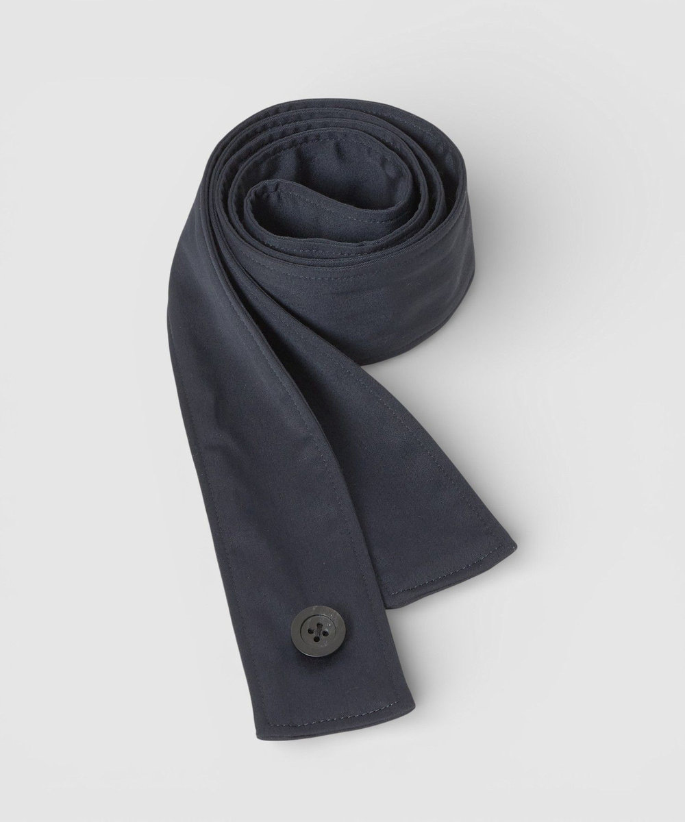 allureville サテンストレッチベルテッドパンツ ネイビー (65)