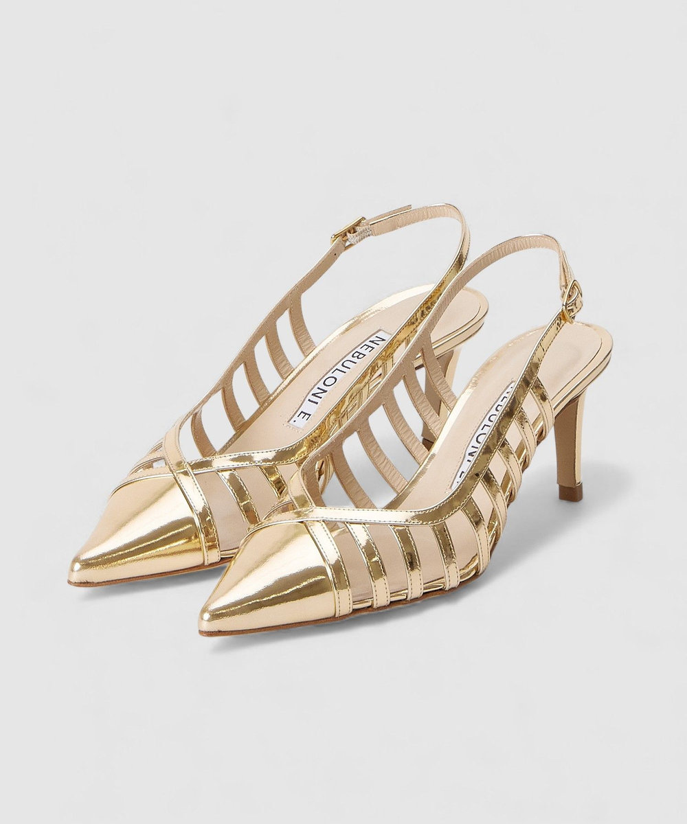 buying 【NEBULONI E.(ネブローニ)】OLGA GOLD PUMPS ゴールド (30)