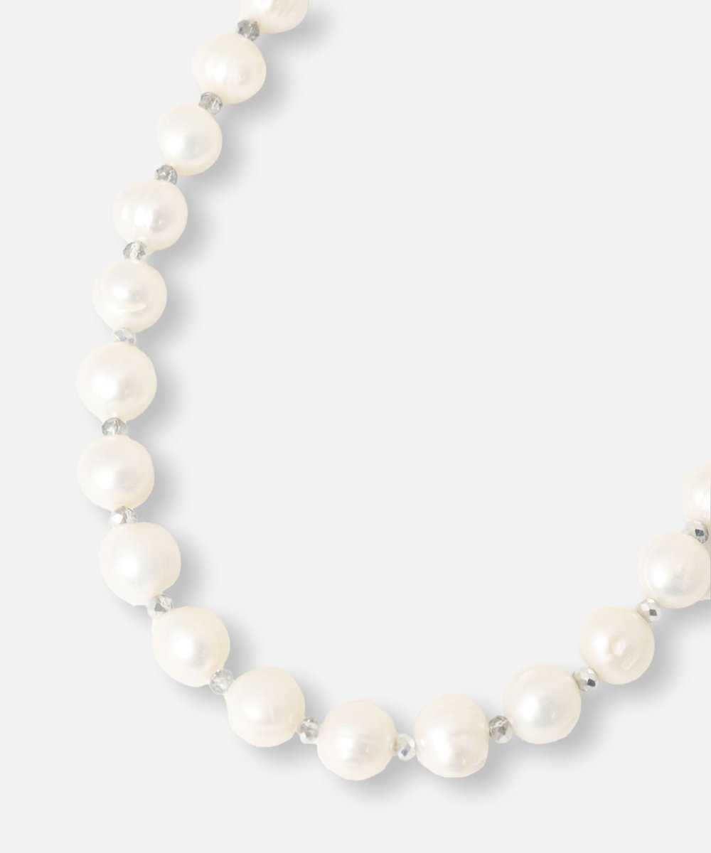 LOULOU WILLOUGHBY 【LOULOU WILLOUGHBY】タンスイパールショートネックレス オフホワイト (02)