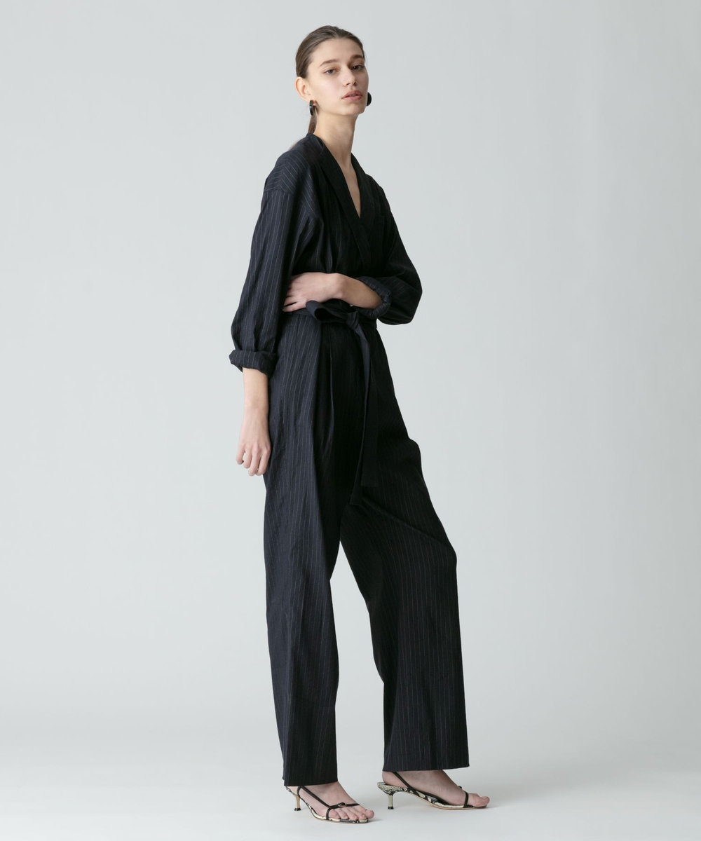 allureville リネンコンジャンプスーツ ネイビー (65)