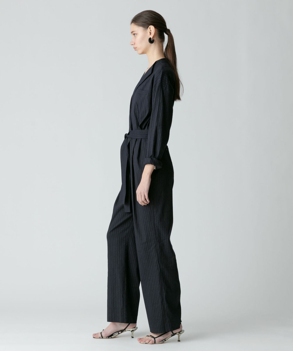 allureville リネンコンジャンプスーツ ネイビー (65)