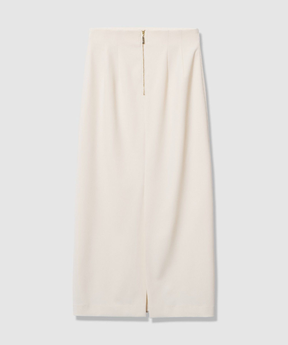 LOULOU WILLOUGHBY 【LOULOU WILLOUGHBY】ダブルクロスタイトスカート アイボリー (04)