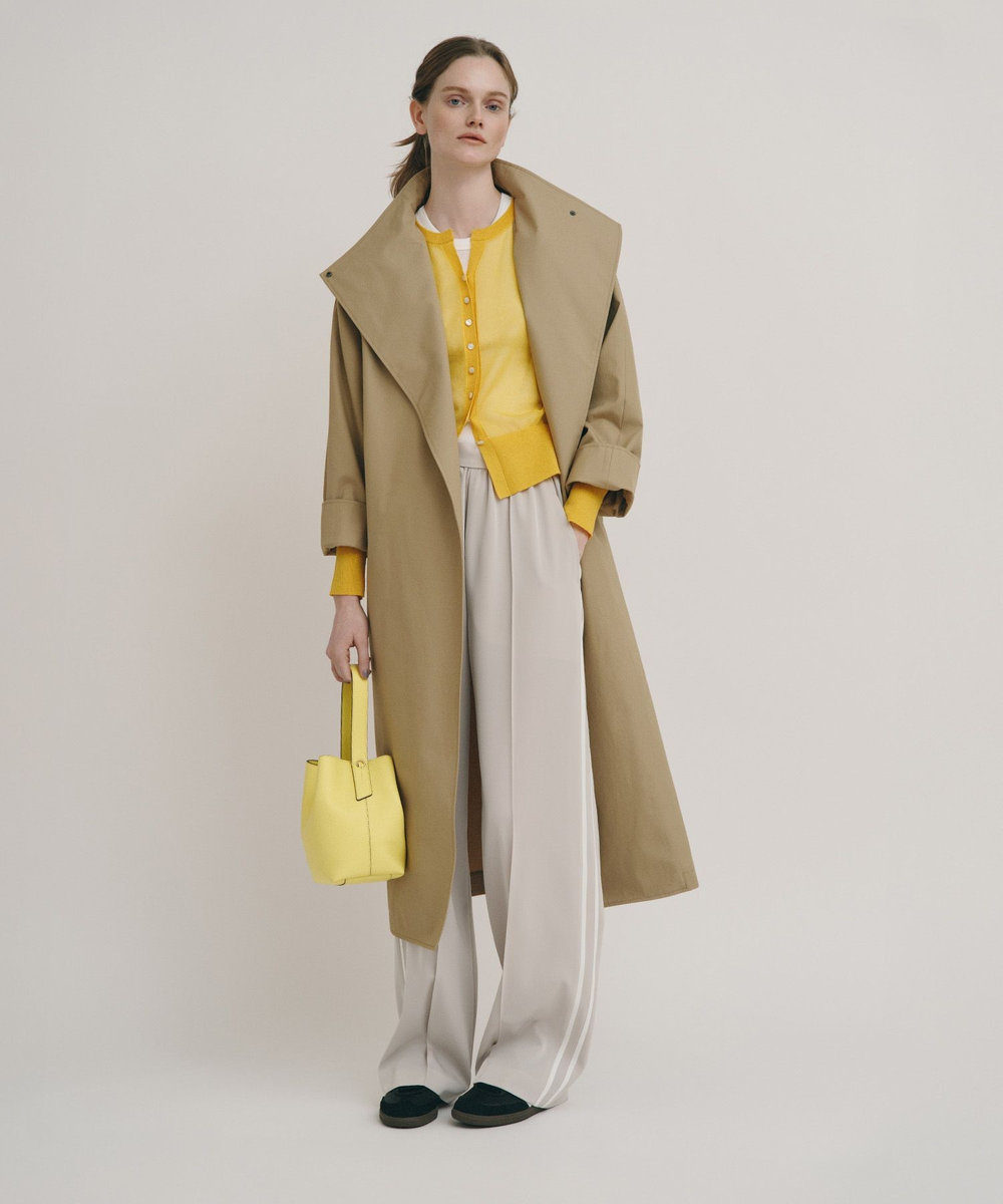 allureville シアーラミスキッパーカーディガン イエロー (21)