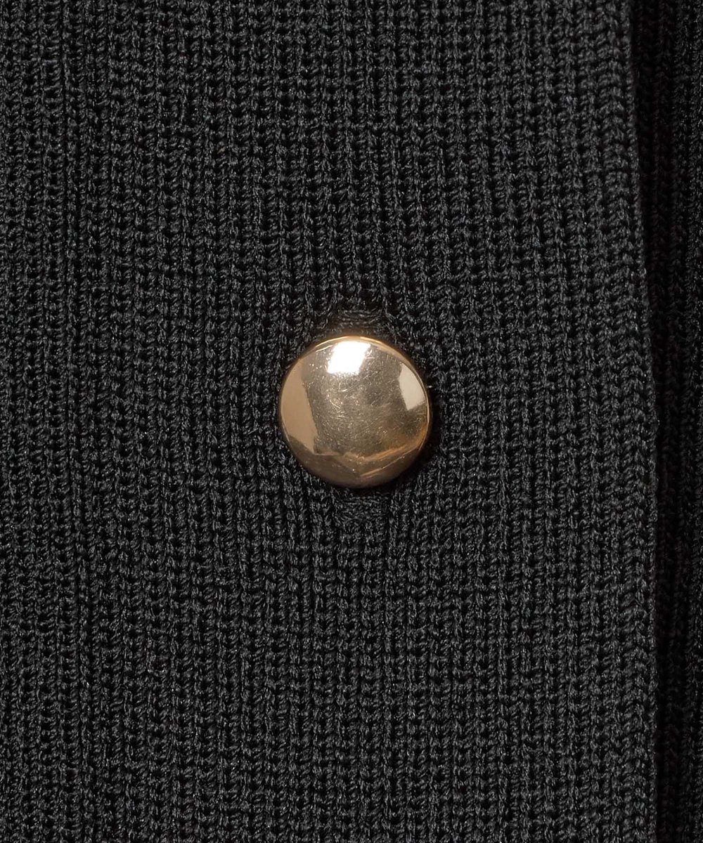 allureville ポケットクルーカーディガン ブラック (95)