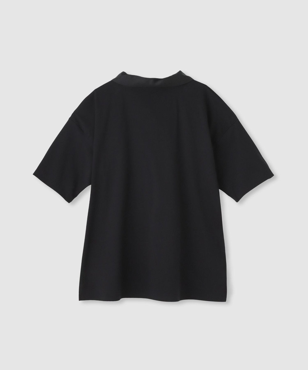 allureville ボウタイ付Tシャツ ブラック (95)